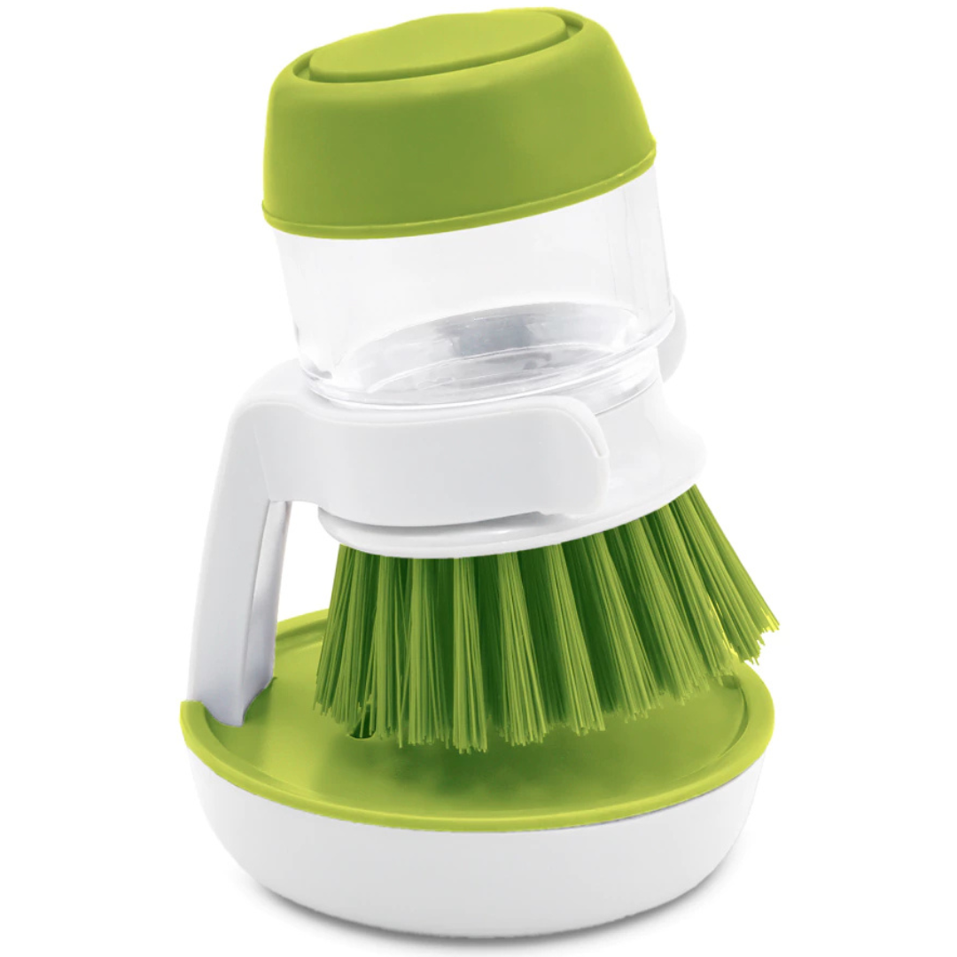 Cepillo con Dispensador de Jabón 2 en 1