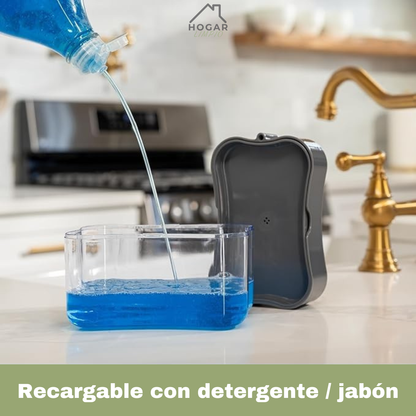 Dispenser de Detergente con Esponja 2 en 1
