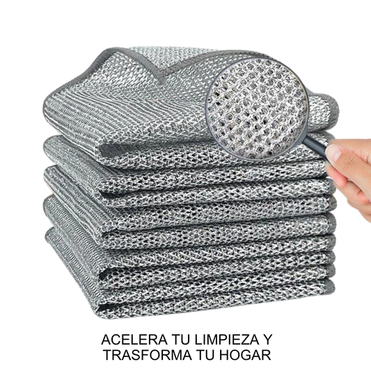 Paño Limpieza De Cocina Alambre Sin Rayaduras X5