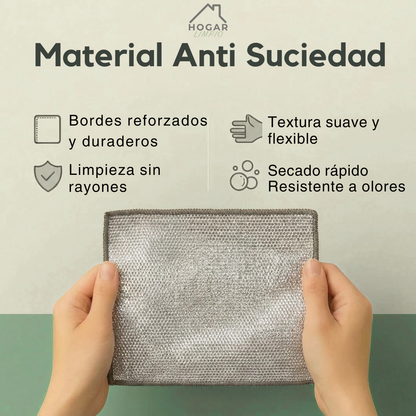 Paño Limpieza De Cocina Alambre Sin Rayaduras X5