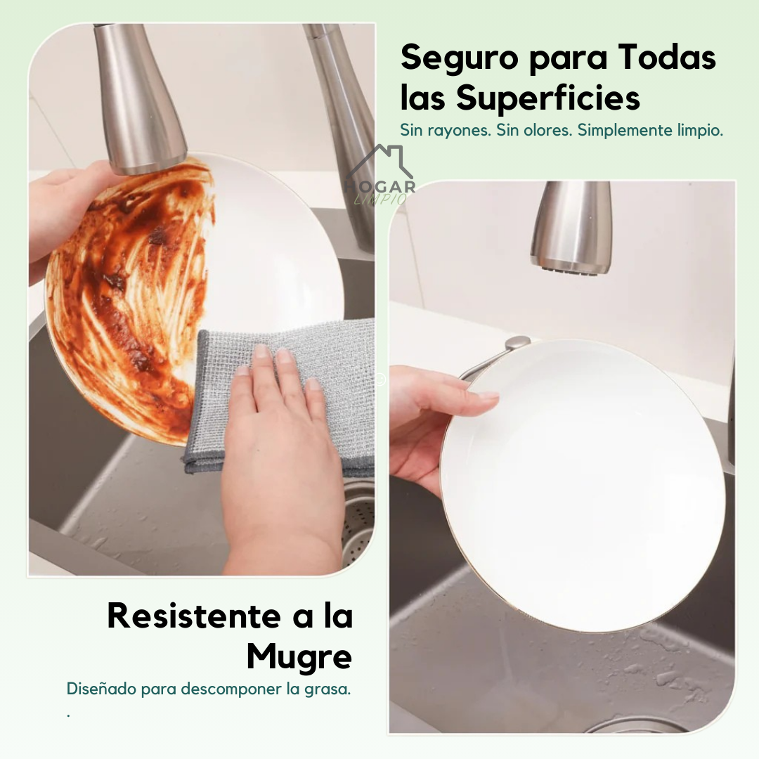 Paño Limpieza De Cocina Alambre Sin Rayaduras X5