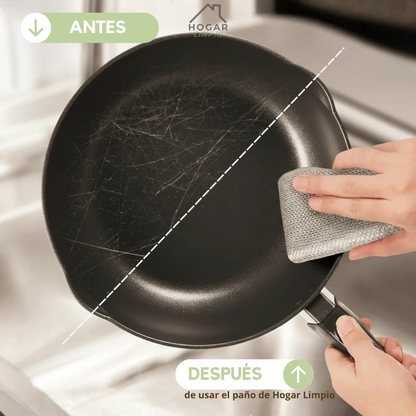 Paño Limpieza De Cocina Alambre Sin Rayaduras X5